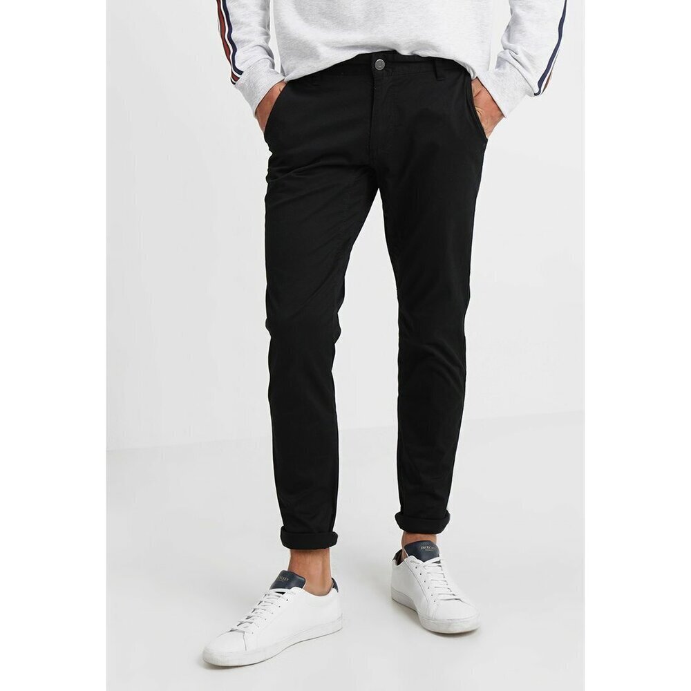Bruun & Stengade Men's Flash Pants Slim Fit Black Size 30x32
